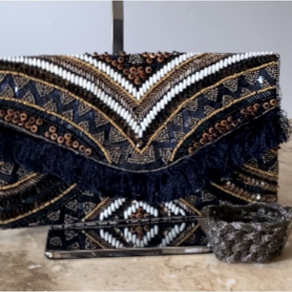 EVENING BAG and bracelet - Picture 1 of 5